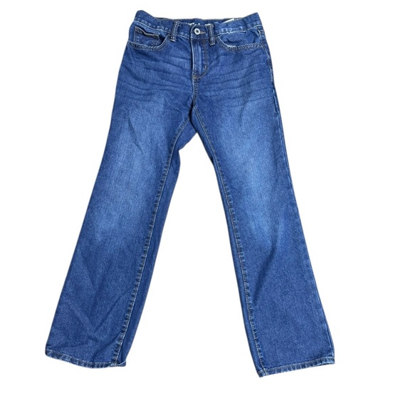 Old Navy Kids Blue Jeans T in tough sz 12 GUC - Picture 1 of 5